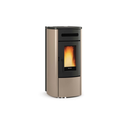 Salamandra hidro pellet removível à prova d'água - EXTRAFLAME Guenda Idro 17 kW