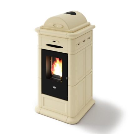 Pellet cerâmico ventilado Salamandra - EVACALOR Adele 9,5 kW