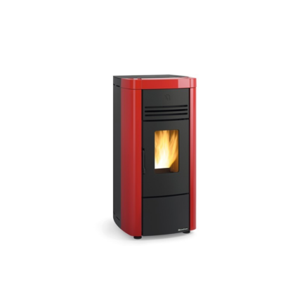 Salamandra a pellets ventilada e impermeável com ligação a conduta - EXTRAFLAME Angela Plus Evo 9 kW