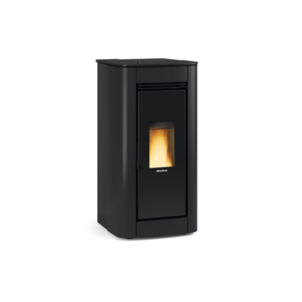 Fogão a pellets ventilado e canalização impermeável – EXTRAFLAME Ilary Plus 8kW