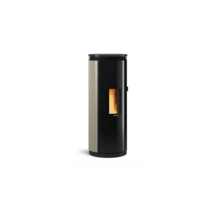 Salamandra a pellets ventilada impermeável - EXTRAFLAME Pamela Steel 9 kW